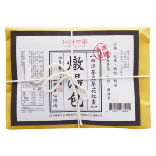 仁濟中藥 西洋參蟲草花紅棗燉湯包, 55.2g, 1包