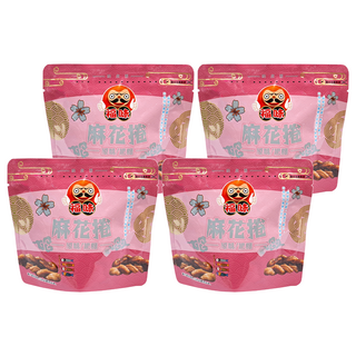 福味 手工麻花捲 原味黑糖口味, 75g, 4包