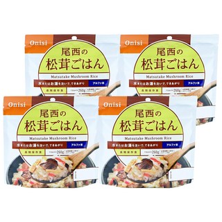 Onisi 尾西 沖泡即食飯 松茸風味, 100g, 4包