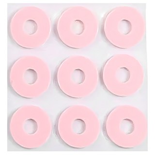 乳膠雞眼貼防磨腳貼, 自黏防水，適合大多數腳和鞋子, 1組, 單個2 x 2cm 一片9 x 9cm