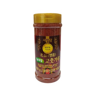 SAIMDANG 師任堂 名品日曬辣椒粉, 200g, 1罐