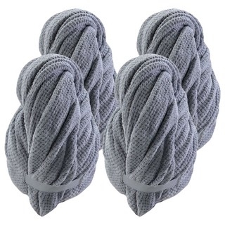 乾髮神器2代 超強力吸水乾髮帽 KDOT-980, 4個, 灰色