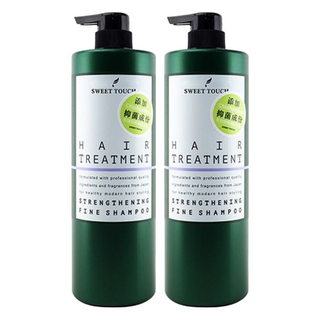 SWEET TOUCH 直覺香水洗髮精 含英國梨小蒼蘭 添加抑菌成份 Chlorhexidine 綿羊油黃金秀髮配方, 1L, 2瓶