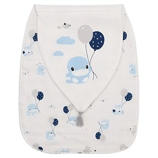 KU.KU Duckbill 酷咕鴨 夢想氣球墊背吸汗巾, 酷涼煥彩藍, 1件