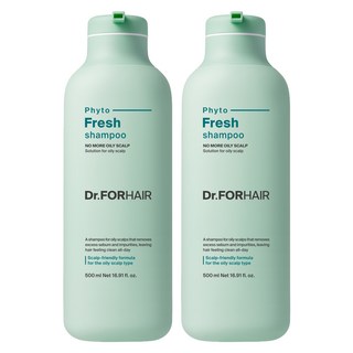 닥터포헤어 지성두피 딥 클렌징 피토프레시 샴푸, 500ml, 2개