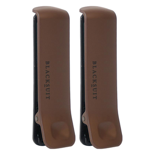 Autoban Blacksuit 螃蟹型安全帶夾, 深棕色, 2個