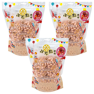 美味關係 小不點饅頭, 草莓口味, 全犬糧, 600g, 3包