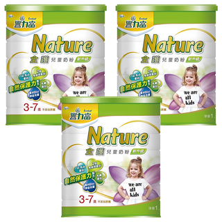 Fernleaf 豐力富 Nature 全護兒童奶粉 4號 3~7歲, 1.5kg, 3罐