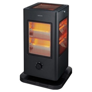 Kinyo 五面取暖直立式電暖器 黑色, EH-838