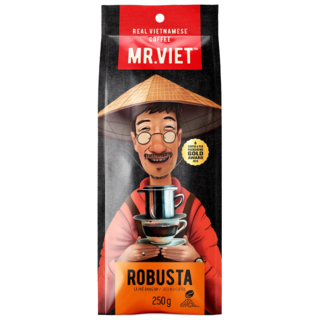 MR.VIET 阿拉比卡咖啡粉, 250g, 1包, 研磨咖啡