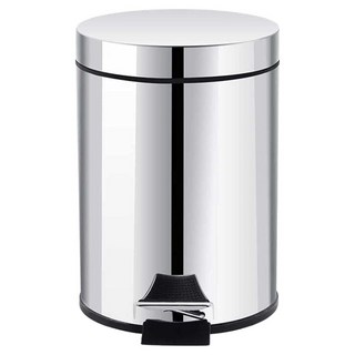 AOTTO 創意傢俱 踩踏式不銹鋼垃圾桶 30L 內外桶分離設計 防滑鋼腳踏 堅固耐用 不易生鏽, 29 x 29 x 60cm, SD-010, 1個
