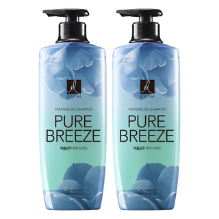 ELASTINE 伊絲婷 Pure Breeze 香水洗髮精 17種胺基酸 長效持香 植物萃取, 600ml, 2瓶