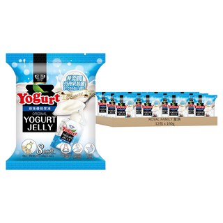 ROYAL FAMILY 皇族 原味 優格 口袋果凍 12包, 160g