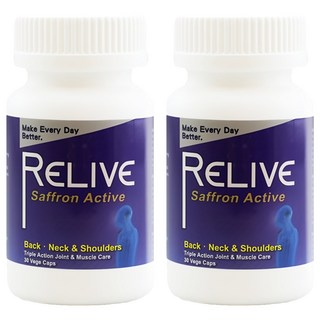 RELIVE 西班牙藏紅花護緊神方 30顆, 2罐