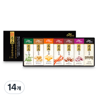 밀양한천 명품 양갱 선물세트 1호, 14개, 45g