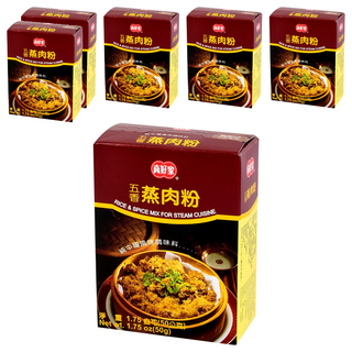 真好家 五香蒸肉粉 香料塗層 蒸肉用, 50g, 6盒