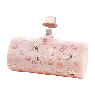 Rilakkuma 拉拉熊 PD快充 直插式口袋隨身行動電源 Lightning款, PRL-116, 貓咪小白熊