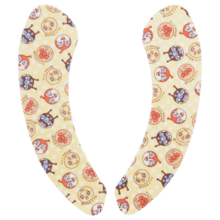 LEC 吸著式重覆使用便座墊片 防臭纖維, 0.3 x 38 x 9.5cm, ANPANMAN 麵包超人 黃色, 1包