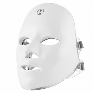 Panatec 沛莉緹 七彩LED光子美容面罩 充電式設計 一鍵觸控 1個, K-539W, 白色