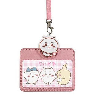 Dung jin 吉伊卡哇造型識別證件套繩組-粉色 時尚配件 輕鬆識別身份, 1入