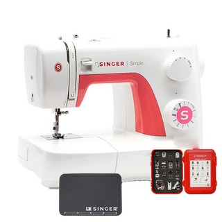 SINGER 勝家 家用縫紉機 11種花樣 + 墊子套組, 3210(縫紉機), 混合色