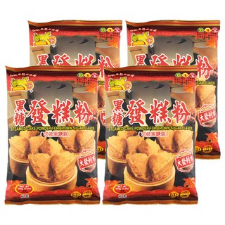 金錢豹 黑糖發糕粉, 500g, 4包