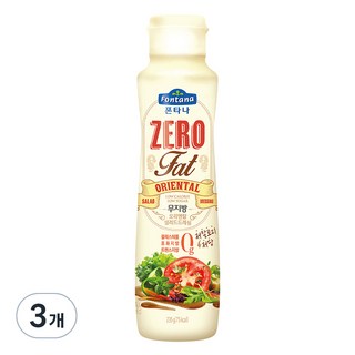 豐塔納無脂東方沙拉醬, 235g, 3個