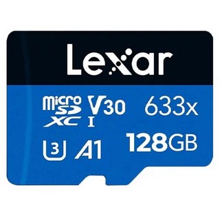 Lexar 雷克沙 A1 U3 記憶卡 633x microSDXC UHS-I, 128GB, 1個