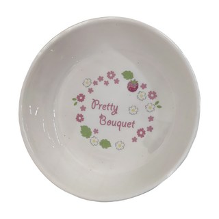 PET PARADISE 寵物用品 陶碗 草莓小花, 1個