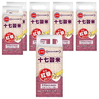 三好米 十七穀米 添加紅藜新配方, 1.2kg, 6包