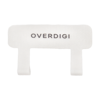 OVERDIGI 手機殼掛繩片 尼龍雙環, 白色, 1個