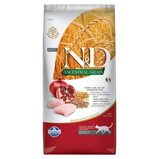 Farmina 法米納 天然低榖糧 挑嘴全齡貓, LC1 雞肉 + 石榴, 5kg, 1袋