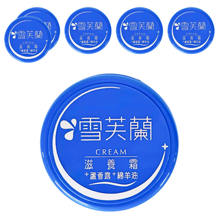 雪芙蘭 滋養霜，含蘆薈露+綿羊油, 120g, 6罐