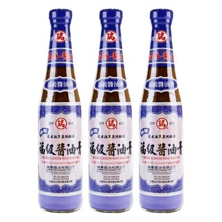 瑞春醬油 福級醬油膏 百年純釀 古法陶缸釀製, 420ml, 3瓶