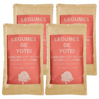 LEGUMES DE YOTEI 北海道鬆餅粉 (加拿大楓糖) 180g x 4包, 北海道小麥, 天然楓糖香氣
