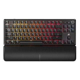 CORSAIR 海盜船 RGB 鍵盤 英文, 黑色, 磁力軸(磁軸), K70 PRO TKL