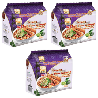 MyKuali 檳城 紅酸辣湯麵 (4入袋裝), 12包
