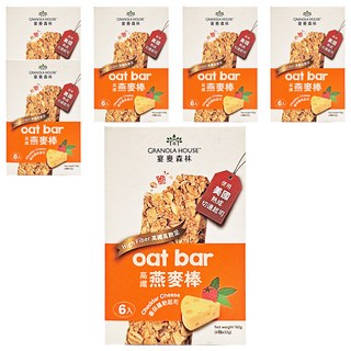 GRANOLA HOUSE 宴麥森林 燕麥棒 番茄羅勒起司 高纖, 192g, 6盒