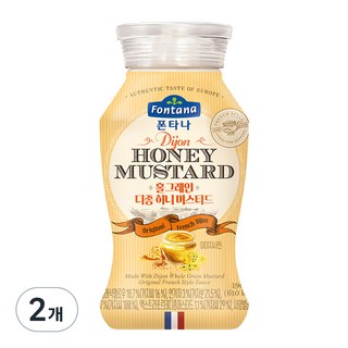 Fontana 法式蜂蜜芥末醬, 190g, 2個