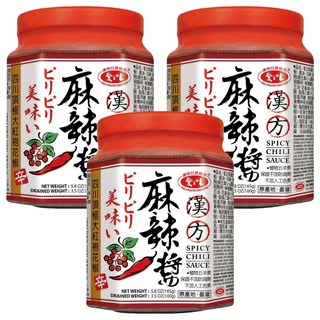 愛之味 漢方麻辣醬, 165g, 3罐
