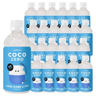 sugarlolo Coco Zero 優格飲, 340ml, 24個