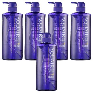 AQUAIR 阿葵亞 瞬護賦活洗髮精，深層滋養髮芯 徹底潔淨頭皮, 600ml, 5瓶