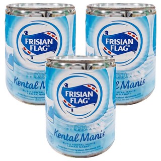FRISIAN FLAG 原味煉乳, 370g, 3罐