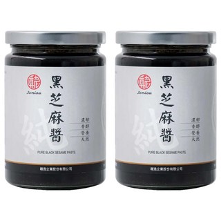真老 純黑芝麻醬 低溫烘焙, 350g, 2罐