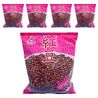 同正 台灣產 紅豆，含有豐富膳食纖維, 600g, 5包