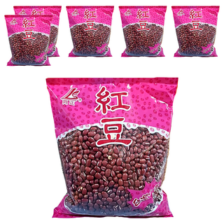 同正 台灣產 紅豆，含有豐富膳食纖維, 600g, 6包