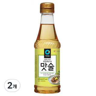 청정원 생강 매실 맛술, 410ml, 2개