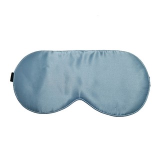 BIOAM 佰歐安 天然蠶絲舒眠眼罩 彈性纖維頭帶, 水嫩藍, 1個, 大尺寸