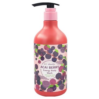 台塑生醫 CC Daily SUPER FOOD巴西莓果能量沐浴乳 極品瑩, 580g, 1瓶
