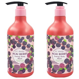 台塑生醫 CC Daily SUPER FOOD巴西莓果能量沐浴乳 極品瑩, 580g, 2瓶